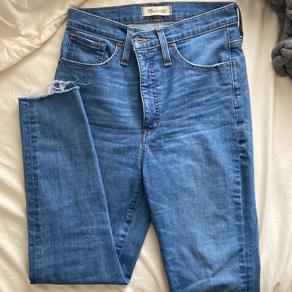Madewell High Waisted skinny jeans
